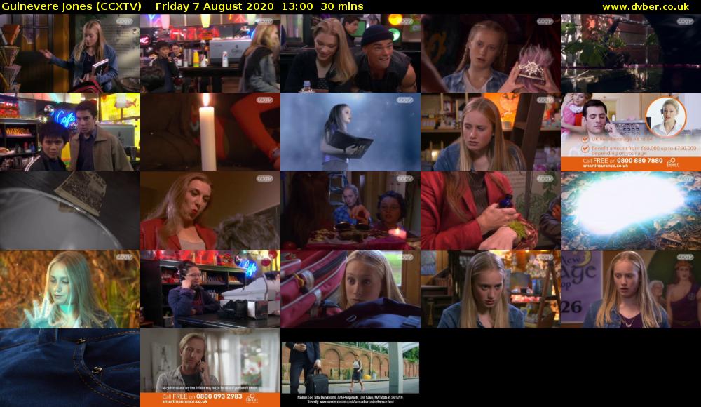 Guinevere Jones (CCXTV) Friday 7 August 2020 13:00 - 13:30