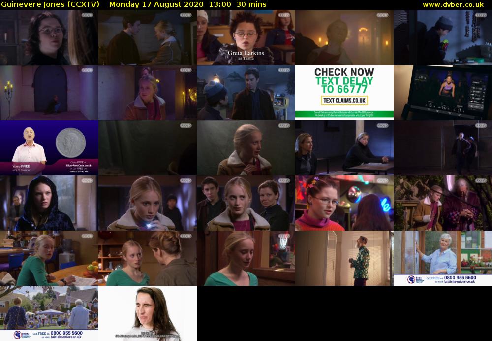 Guinevere Jones (CCXTV) Monday 17 August 2020 13:00 - 13:30