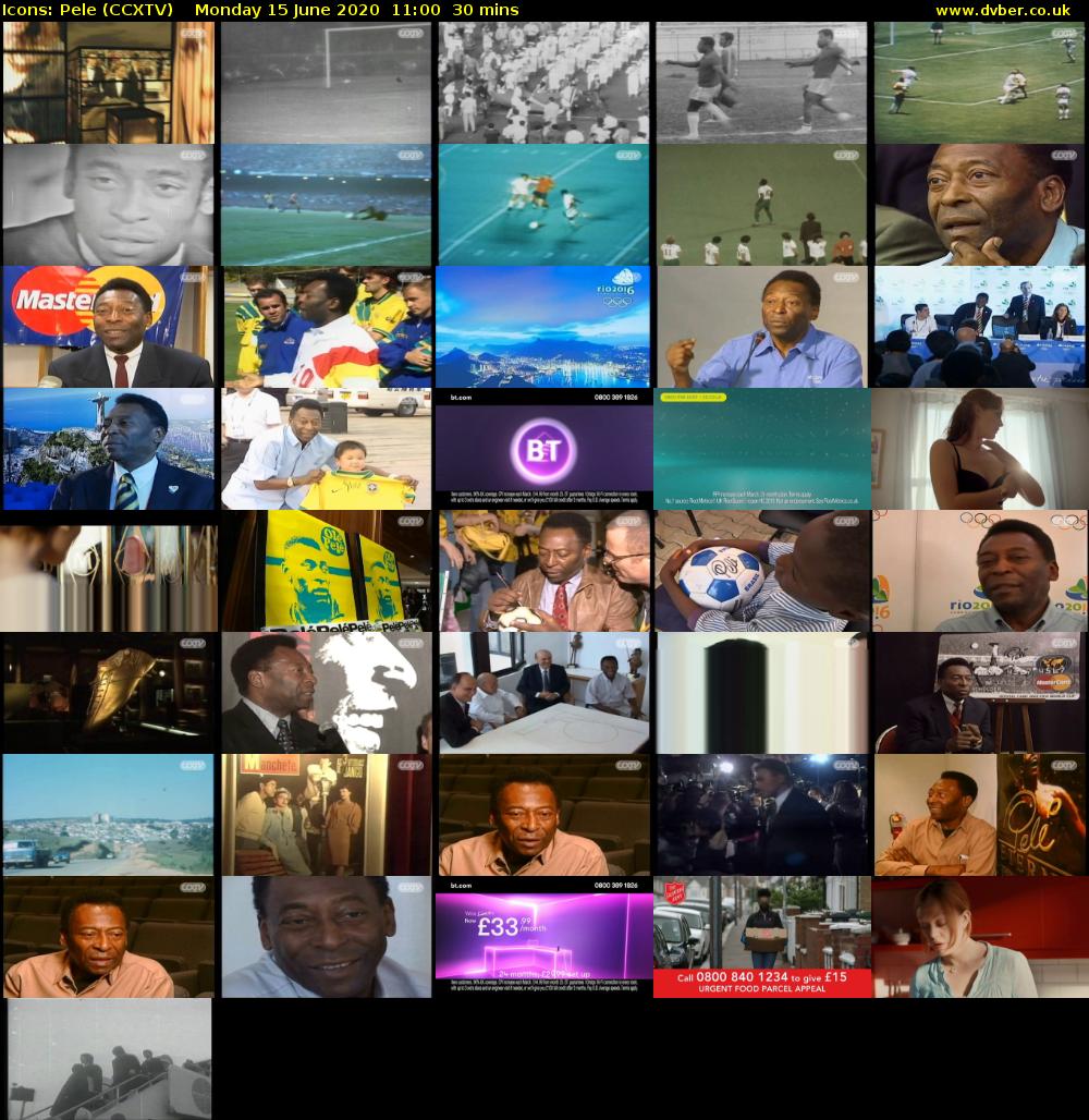 Icons: Pele (CCXTV) Monday 15 June 2020 11:00 - 11:30