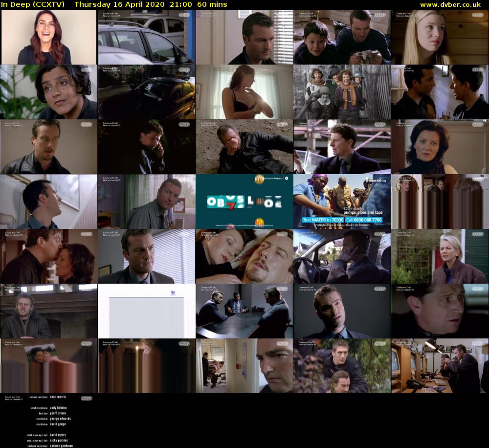 In Deep (CCXTV) Thursday 16 April 2020 21:00 - 22:00