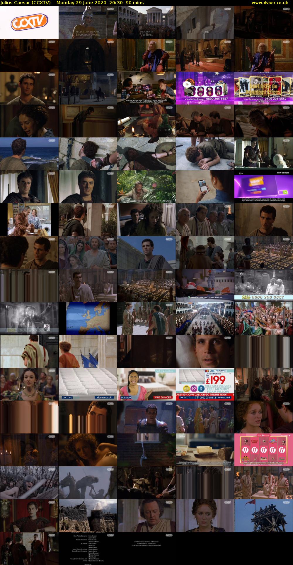 Julius Caesar (CCXTV) Monday 29 June 2020 20:30 - 22:00