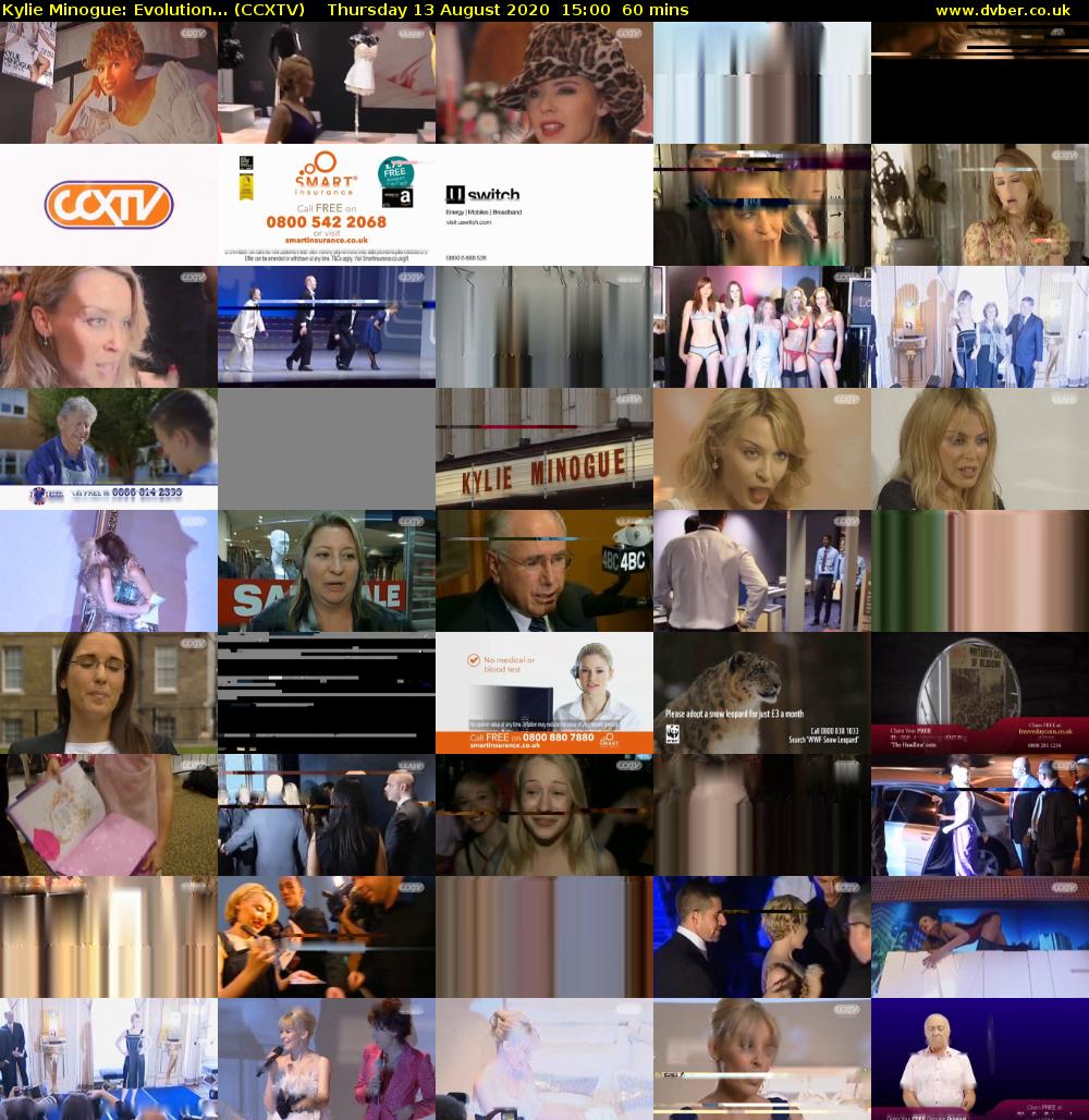 Kylie Minogue: Evolution... (CCXTV) Thursday 13 August 2020 15:00 - 16:00