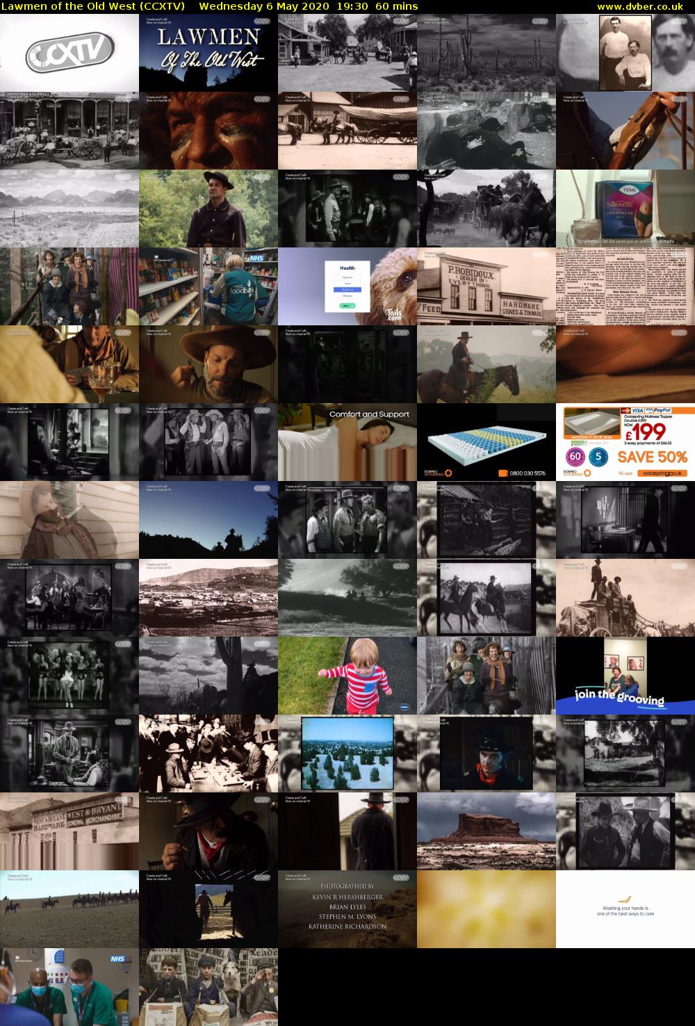 Lawmen of the Old West (CCXTV) Wednesday 6 May 2020 19:30 - 20:30