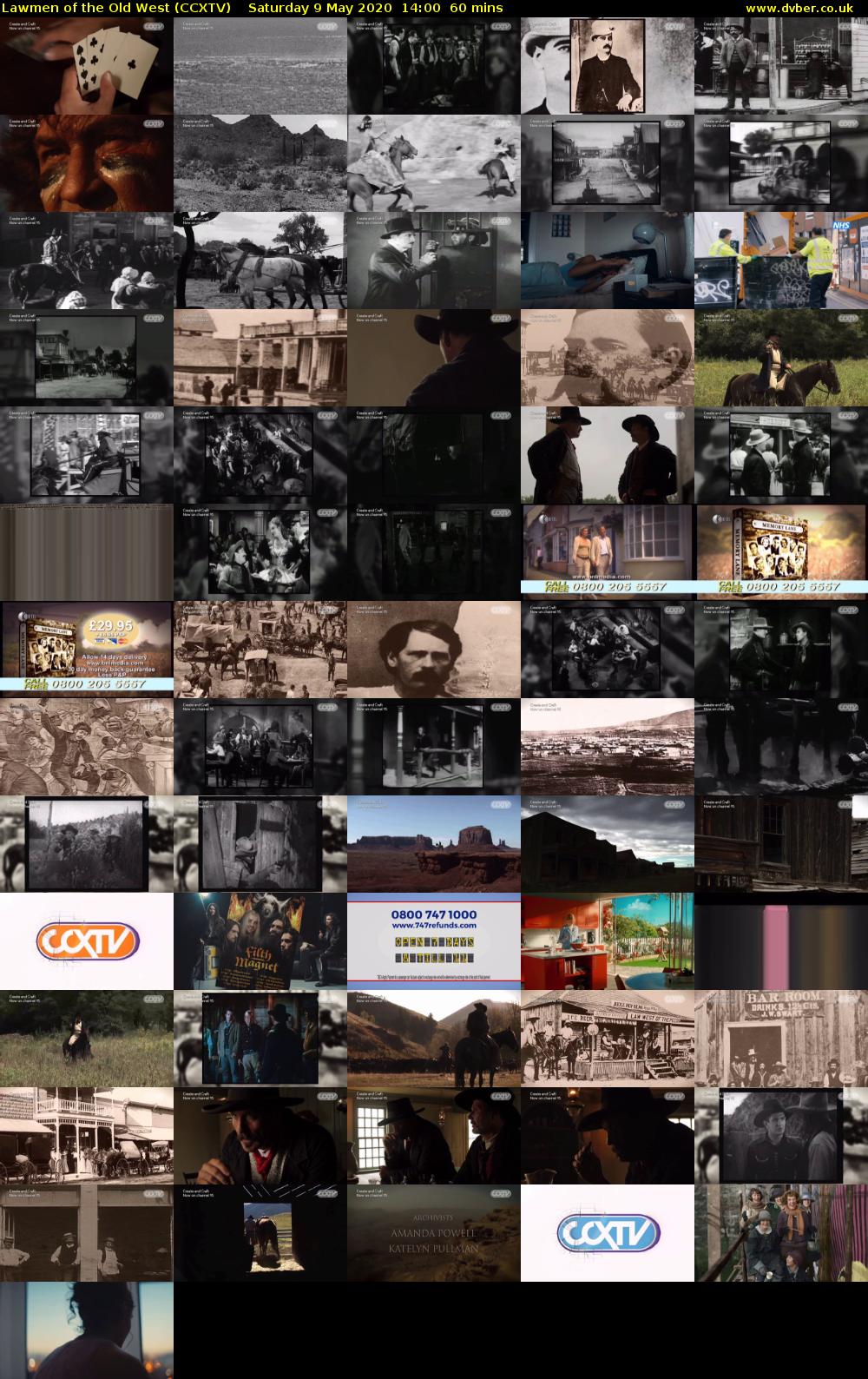 Lawmen of the Old West (CCXTV) Saturday 9 May 2020 14:00 - 15:00