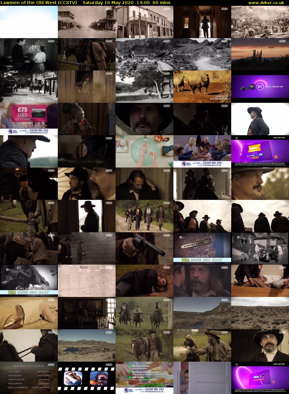 Lawmen of the Old West (CCXTV) Saturday 16 May 2020 14:00 - 15:00