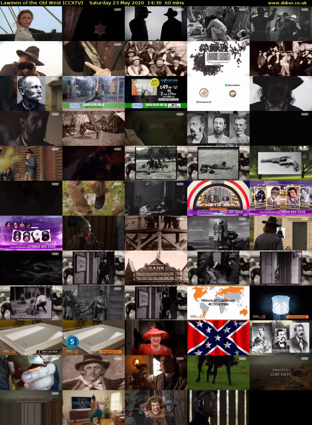 Lawmen of the Old West (CCXTV) Saturday 23 May 2020 14:30 - 15:30