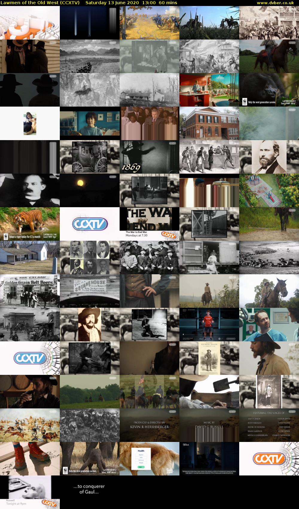 Lawmen of the Old West (CCXTV) Saturday 13 June 2020 13:00 - 14:00