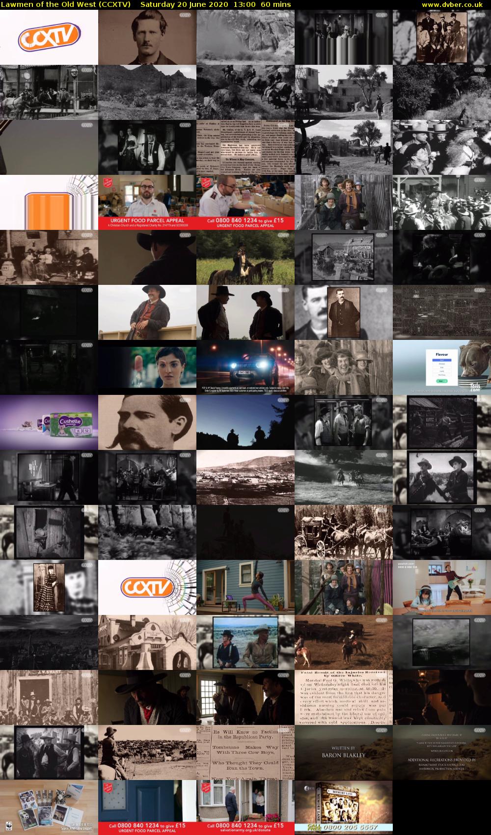 Lawmen of the Old West (CCXTV) Saturday 20 June 2020 13:00 - 14:00
