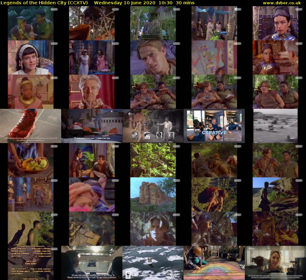 Legends of the Hidden City (CCXTV) Wednesday 10 June 2020 10:30 - 11:00