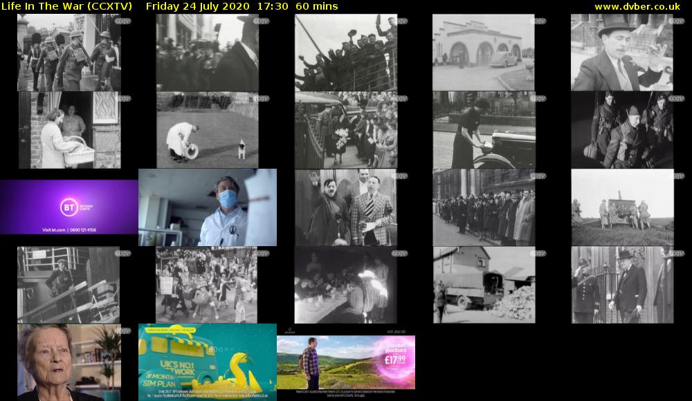 Life In The War (CCXTV) Friday 24 July 2020 17:30 - 18:30