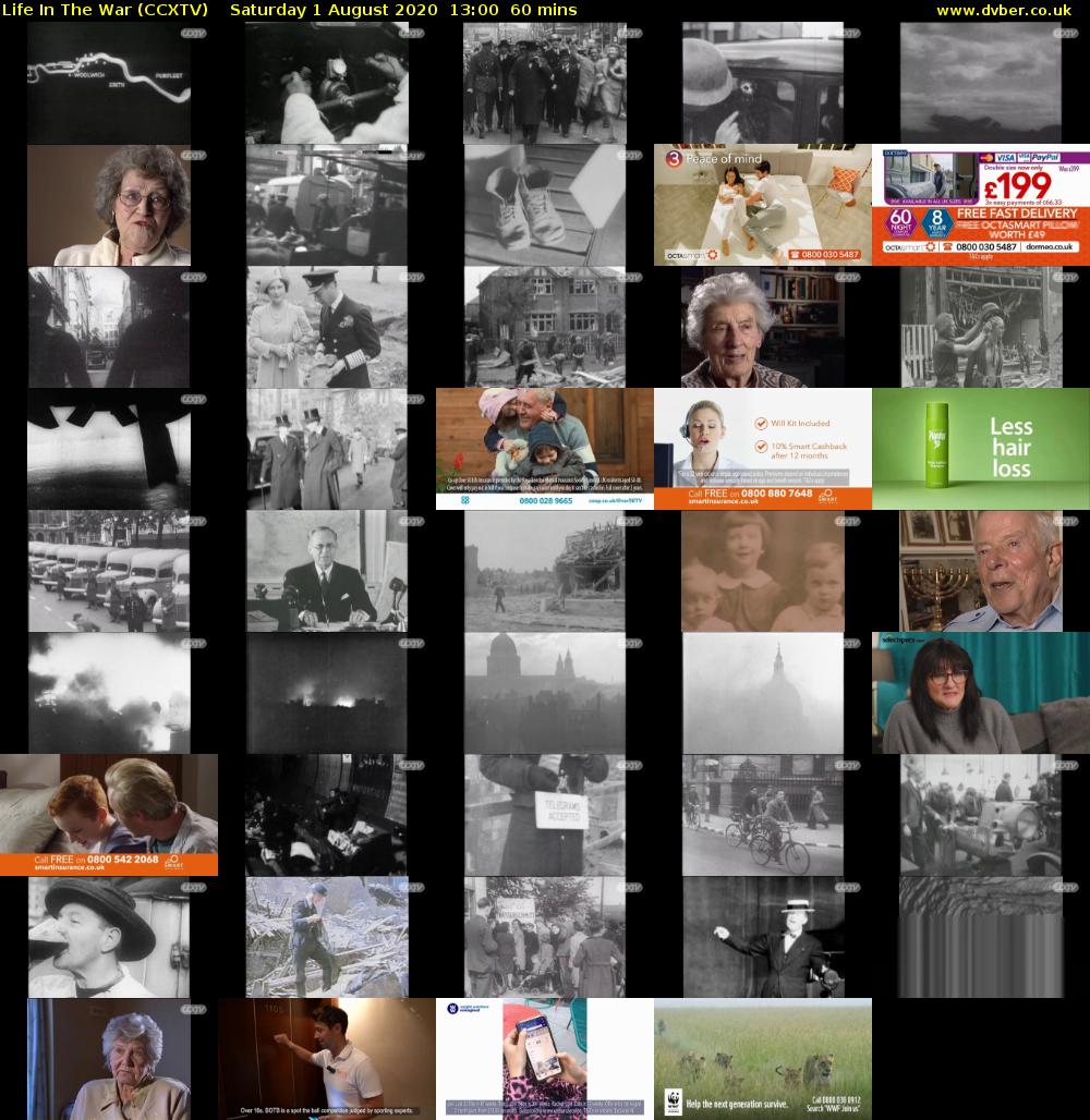 Life In The War (CCXTV) Saturday 1 August 2020 13:00 - 14:00