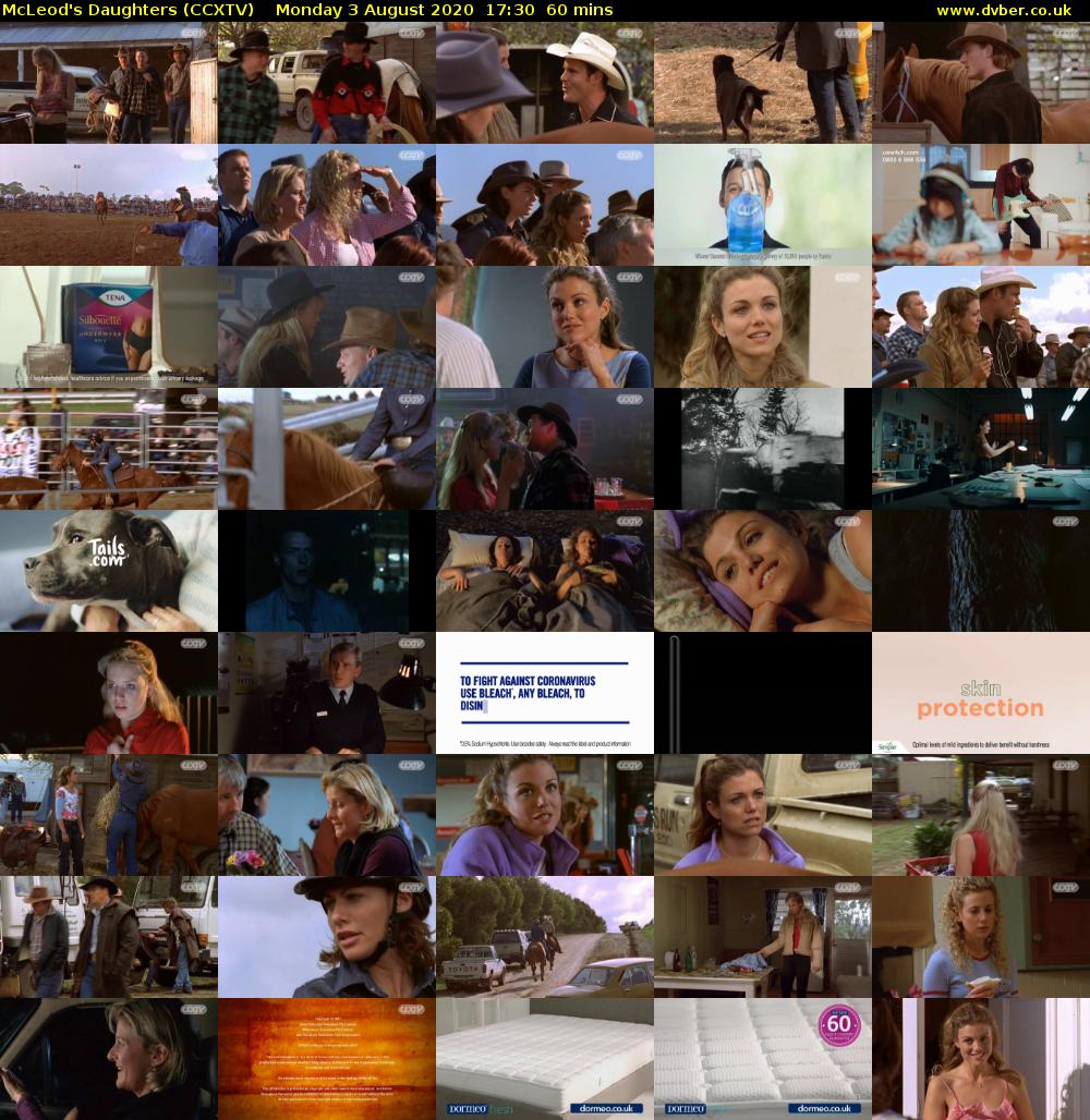 McLeod's Daughters (CCXTV) Monday 3 August 2020 17:30 - 18:30