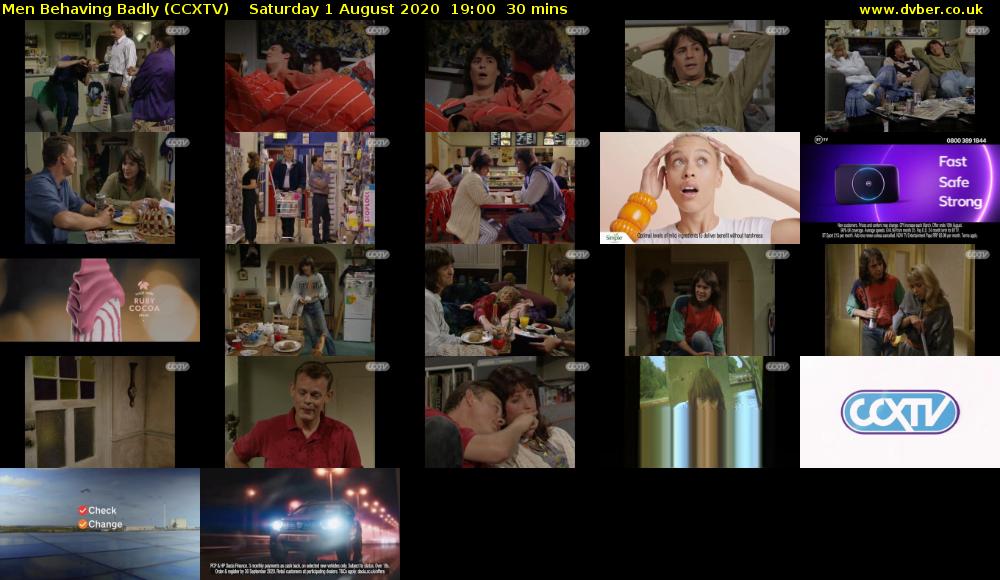 Men Behaving Badly (CCXTV) Saturday 1 August 2020 19:00 - 19:30