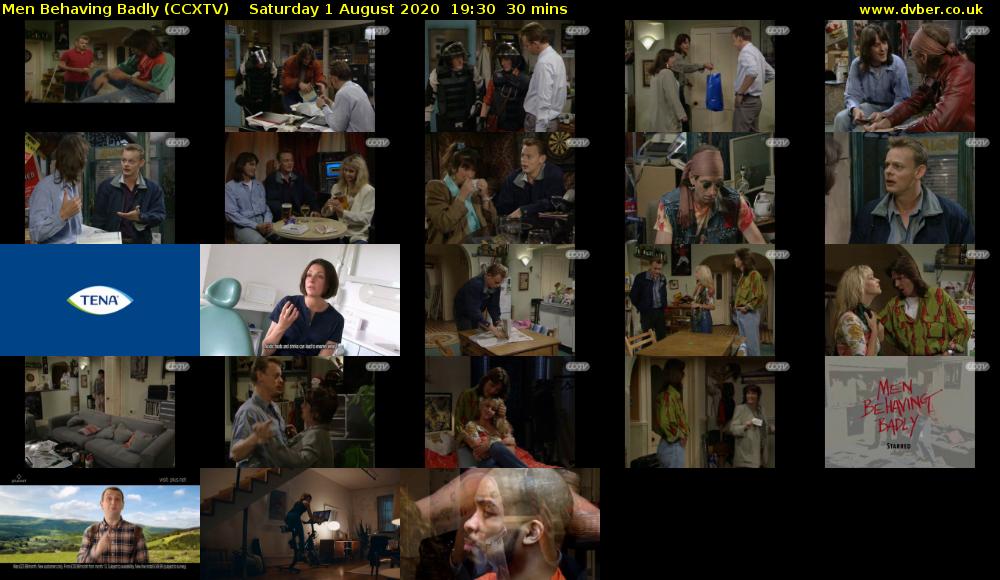 Men Behaving Badly (CCXTV) Saturday 1 August 2020 19:30 - 20:00