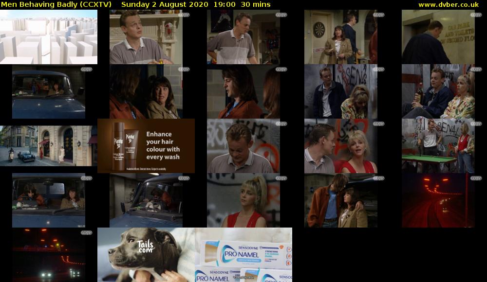 Men Behaving Badly (CCXTV) Sunday 2 August 2020 19:00 - 19:30