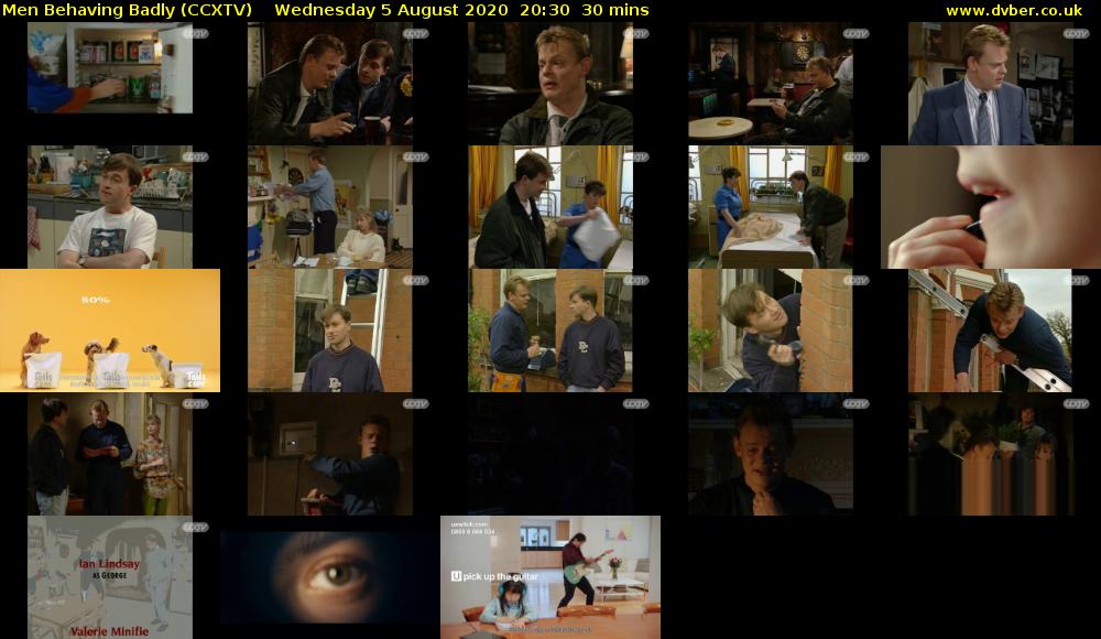 Men Behaving Badly (CCXTV) Wednesday 5 August 2020 20:30 - 21:00