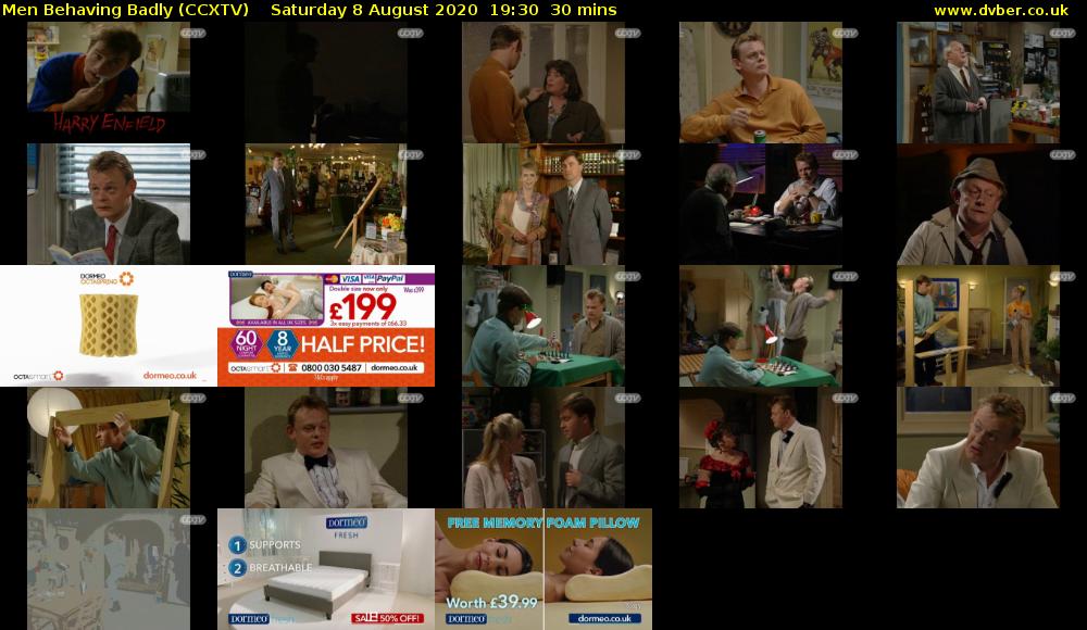 Men Behaving Badly (CCXTV) Saturday 8 August 2020 19:30 - 20:00