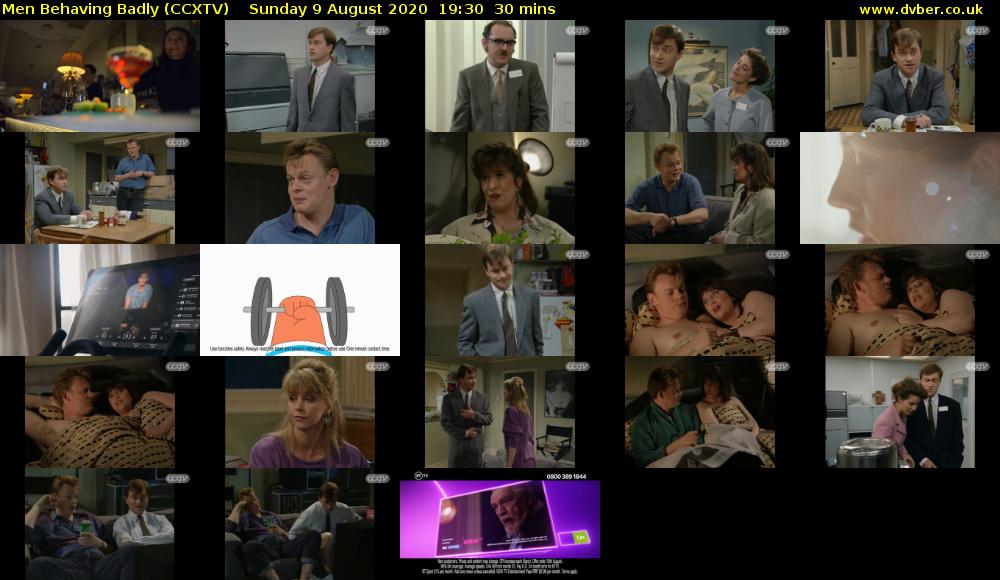 Men Behaving Badly (CCXTV) Sunday 9 August 2020 19:30 - 20:00