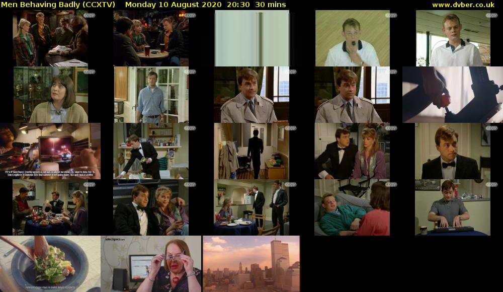 Men Behaving Badly (CCXTV) Monday 10 August 2020 20:30 - 21:00