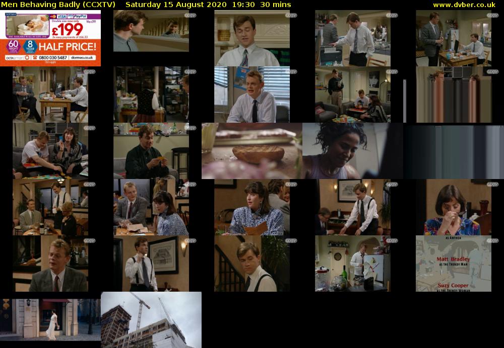 Men Behaving Badly (CCXTV) Saturday 15 August 2020 19:30 - 20:00
