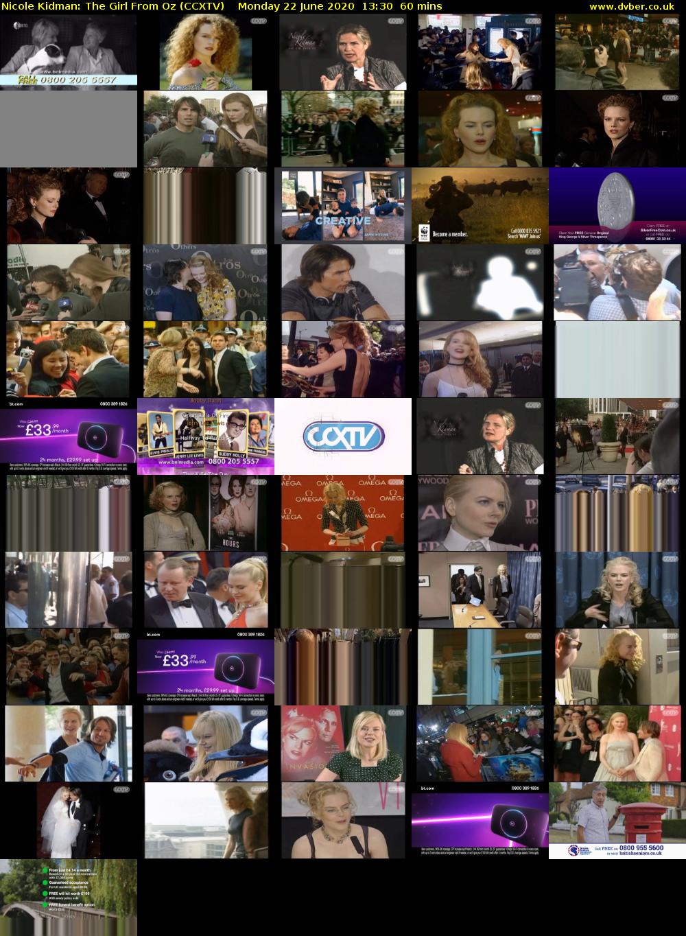Nicole Kidman: The Girl From Oz (CCXTV) Monday 22 June 2020 13:30 - 14:30