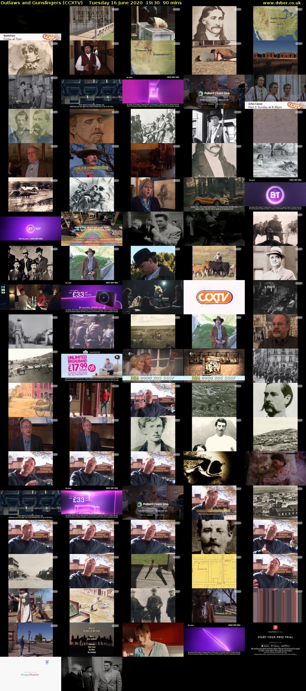 Outlaws and Gunslingers (CCXTV) Tuesday 16 June 2020 19:30 - 21:00
