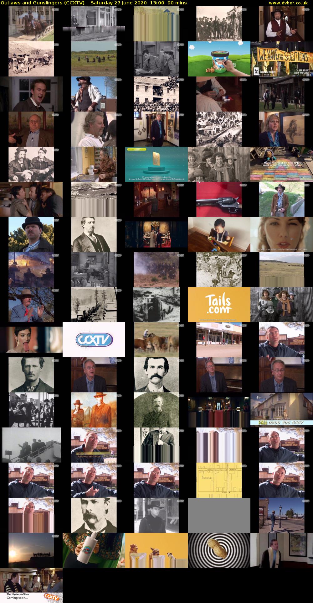 Outlaws and Gunslingers (CCXTV) Saturday 27 June 2020 13:00 - 14:30