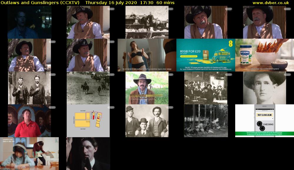 Outlaws and Gunslingers (CCXTV) Thursday 16 July 2020 17:30 - 18:30