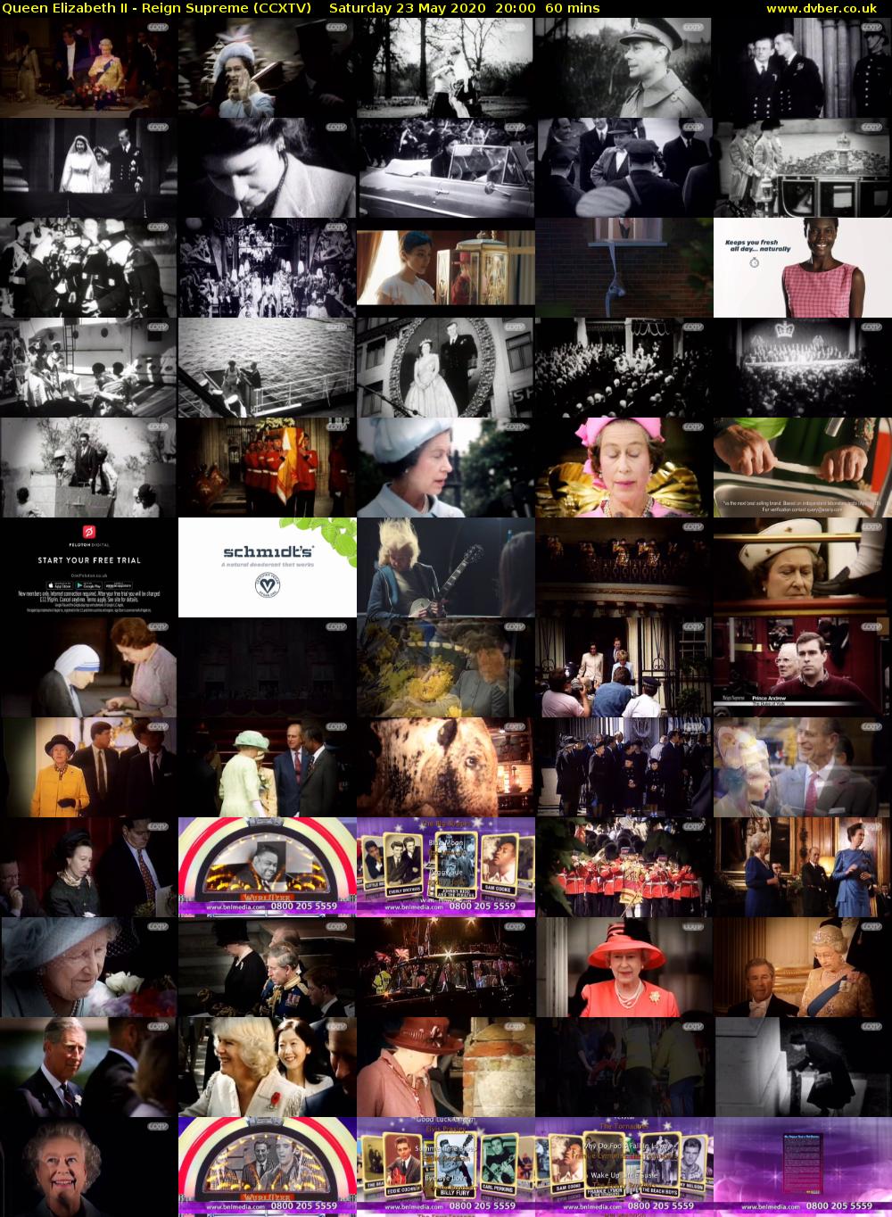 Queen Elizabeth II - Reign Supreme (CCXTV) Saturday 23 May 2020 20:00 - 21:00