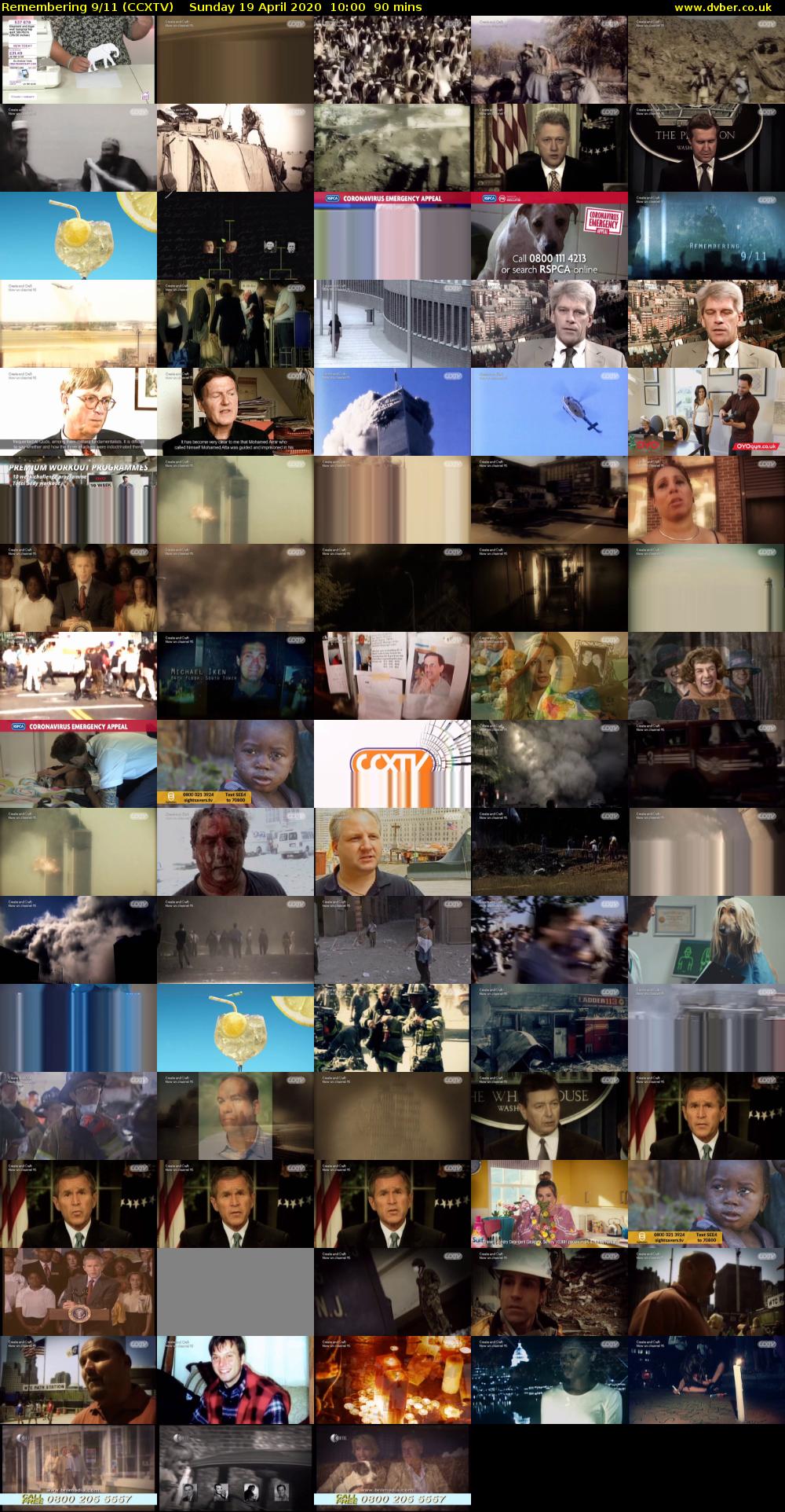 Remembering 9/11 (CCXTV) Sunday 19 April 2020 10:00 - 11:30