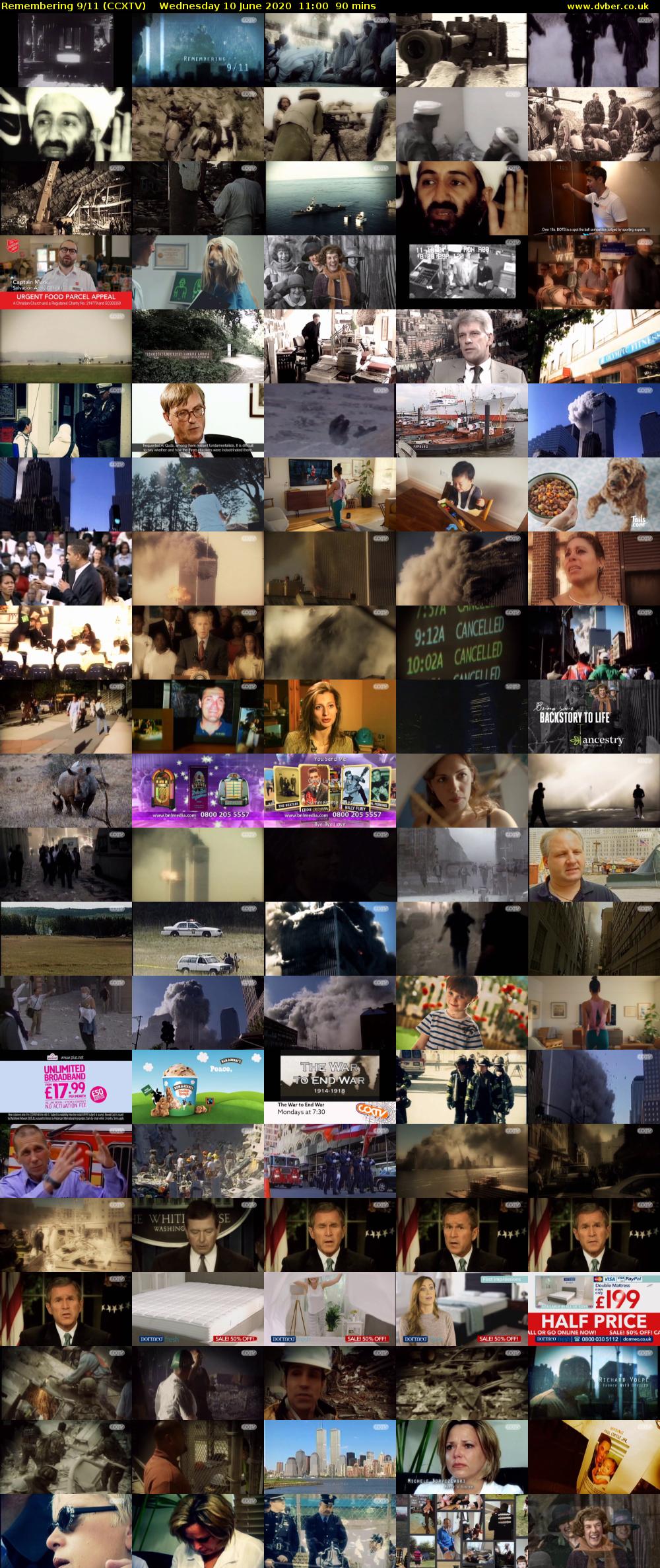 Remembering 9/11 (CCXTV) Wednesday 10 June 2020 11:00 - 12:30