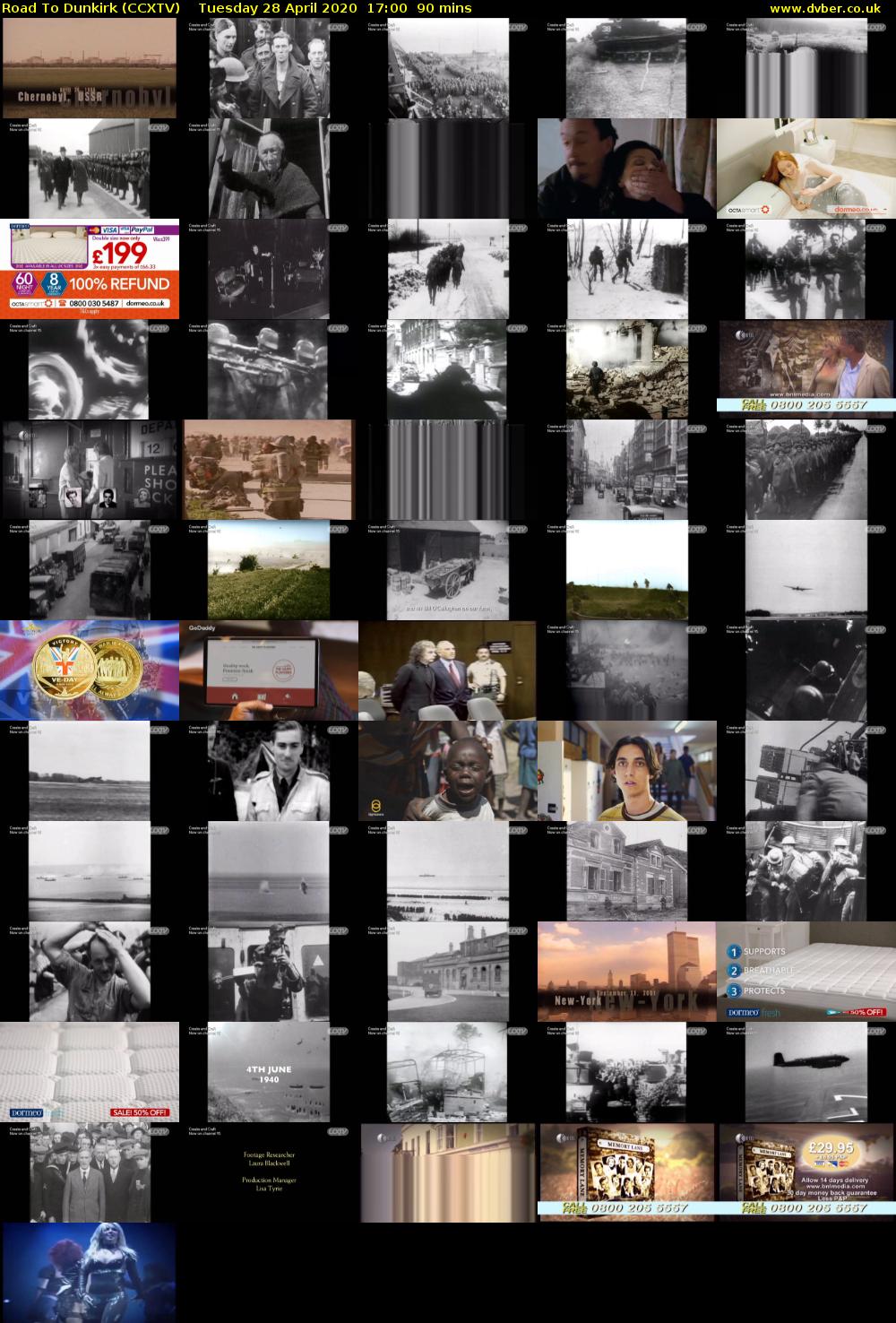 Road To Dunkirk (CCXTV) Tuesday 28 April 2020 17:00 - 18:30