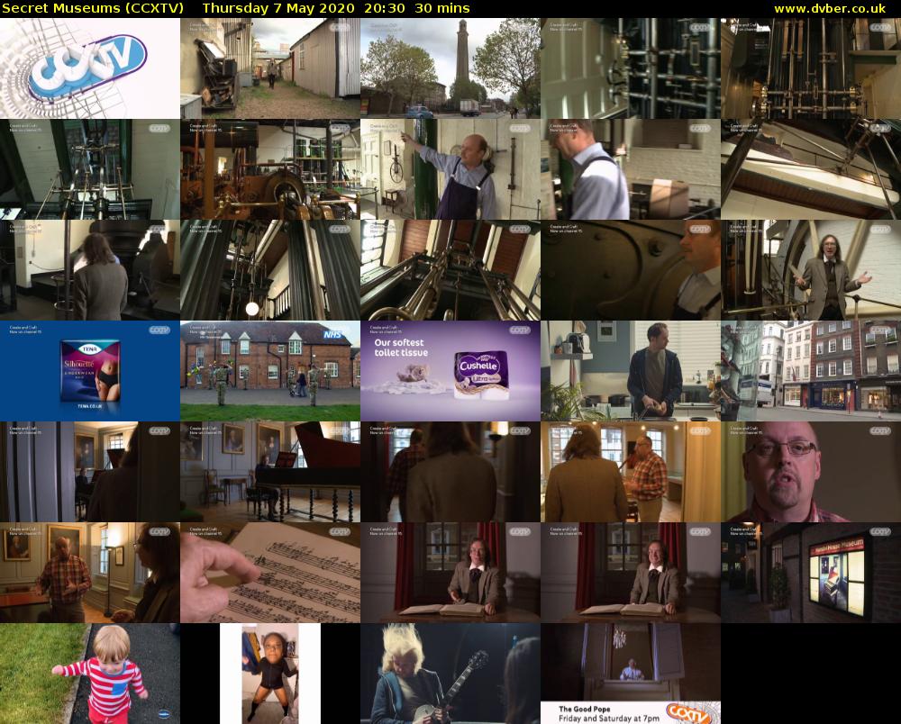 Secret Museums (CCXTV) Thursday 7 May 2020 20:30 - 21:00