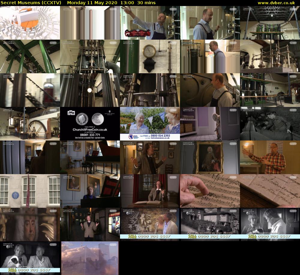 Secret Museums (CCXTV) Monday 11 May 2020 13:00 - 13:30