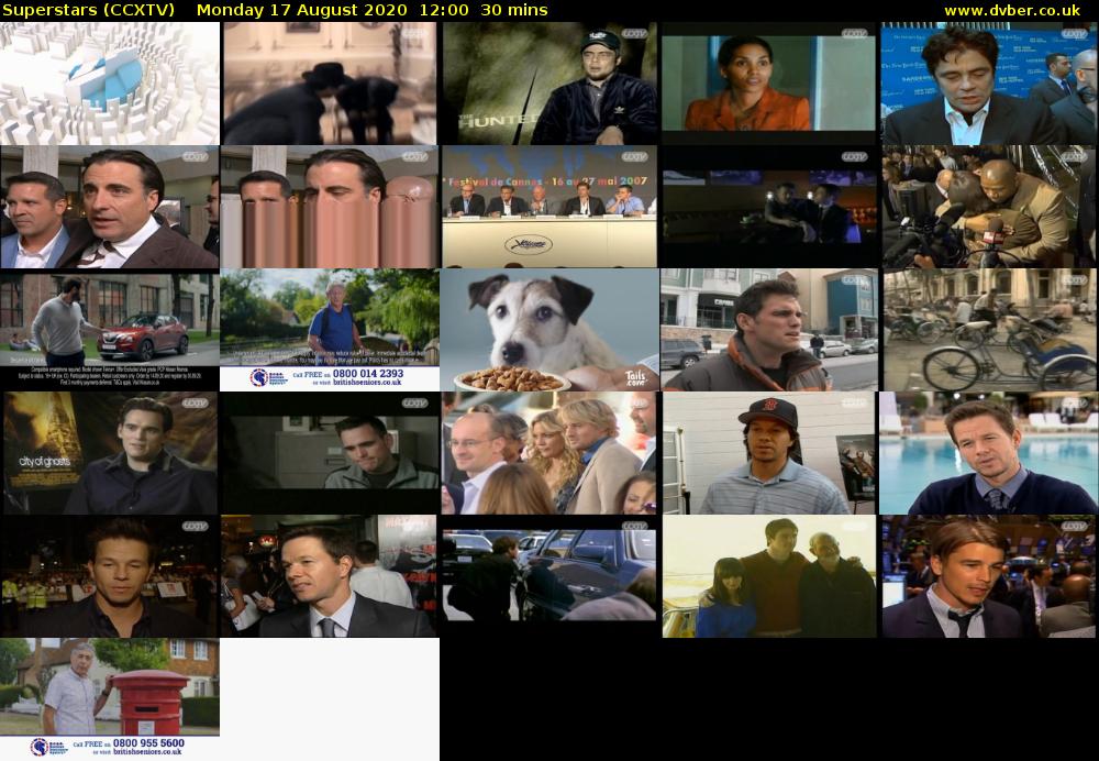 Superstars (CCXTV) Monday 17 August 2020 12:00 - 12:30