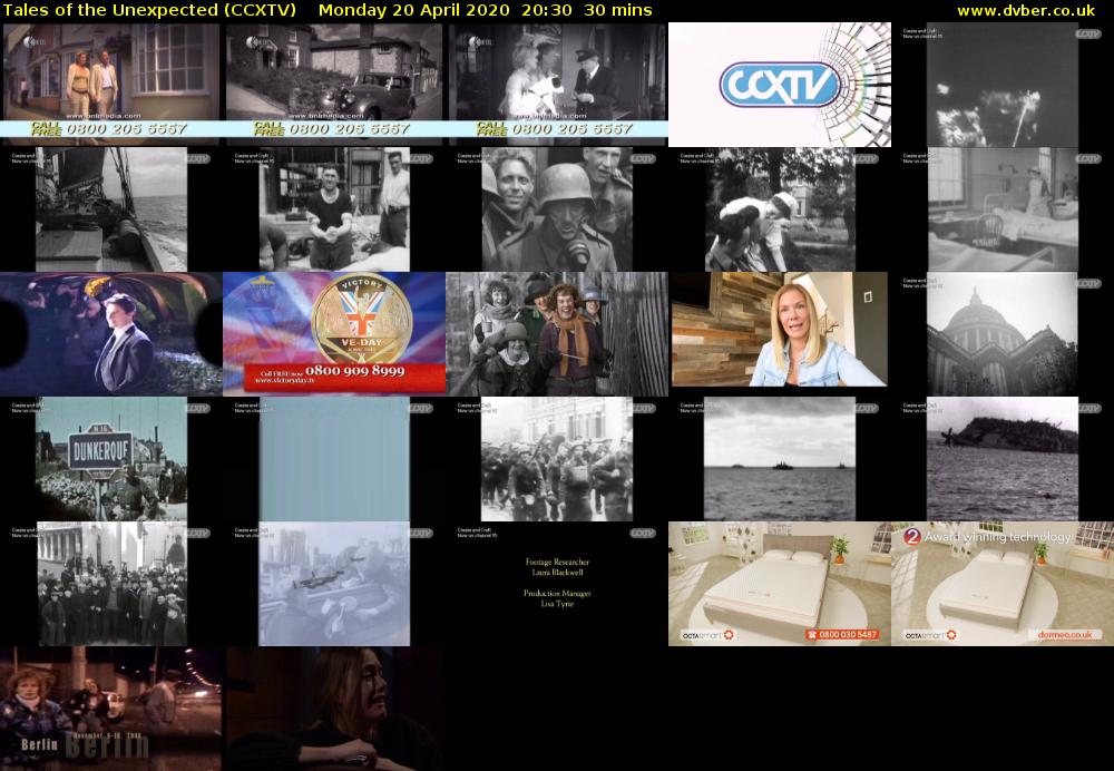 Tales of the Unexpected (CCXTV) Monday 20 April 2020 20:30 - 21:00