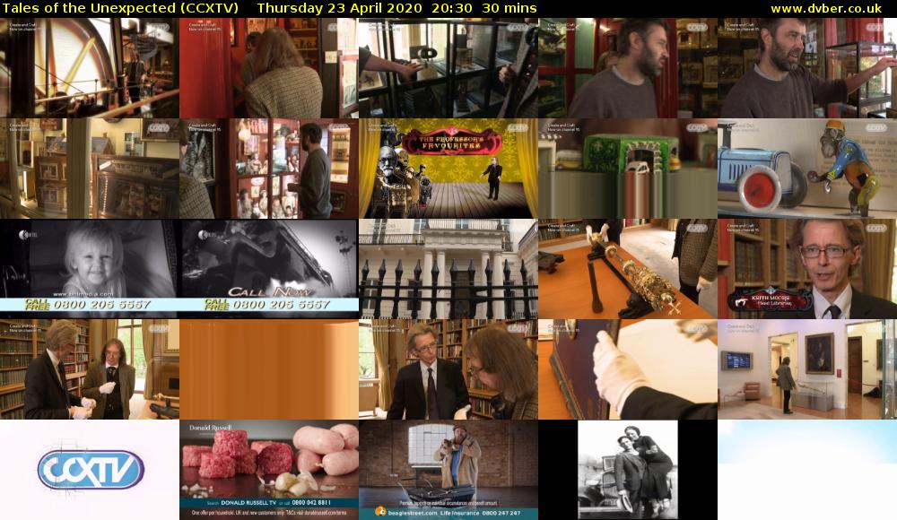 Tales of the Unexpected (CCXTV) Thursday 23 April 2020 20:30 - 21:00