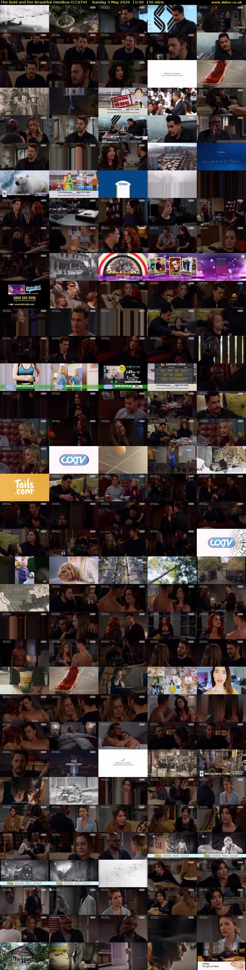 The Bold and the Beautiful Omnibus (CCXTV) Sunday 3 May 2020 11:00 - 13:30