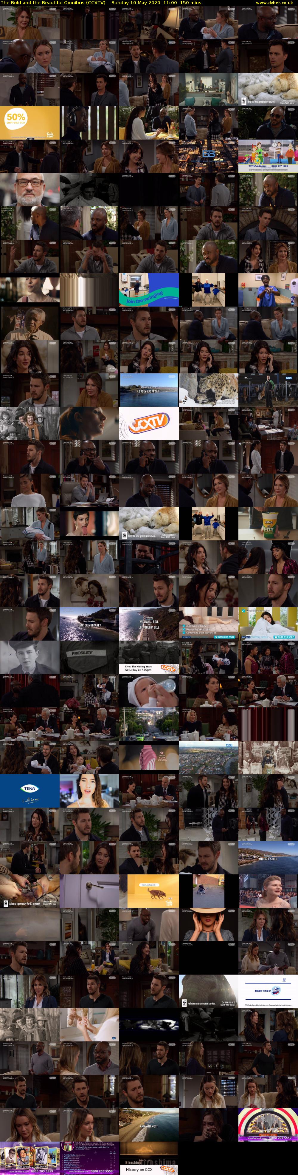 The Bold and the Beautiful Omnibus (CCXTV) Sunday 10 May 2020 11:00 - 13:30