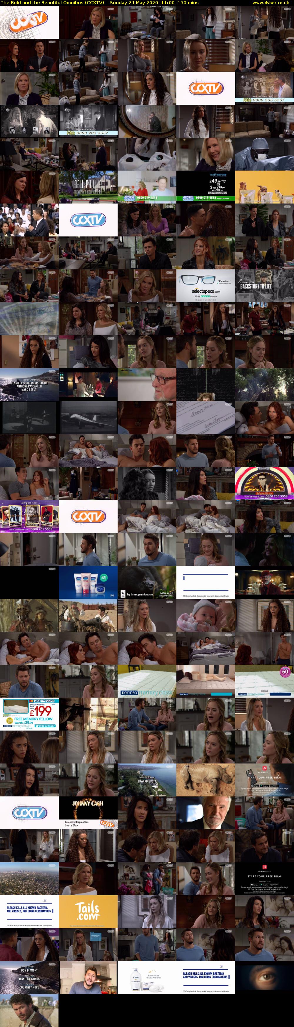 The Bold and the Beautiful Omnibus (CCXTV) Sunday 24 May 2020 11:00 - 13:30