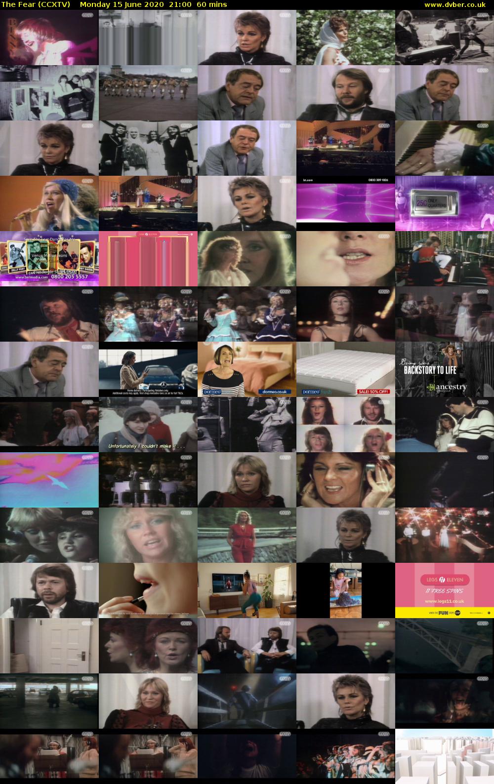The Fear (CCXTV) Monday 15 June 2020 21:00 - 22:00
