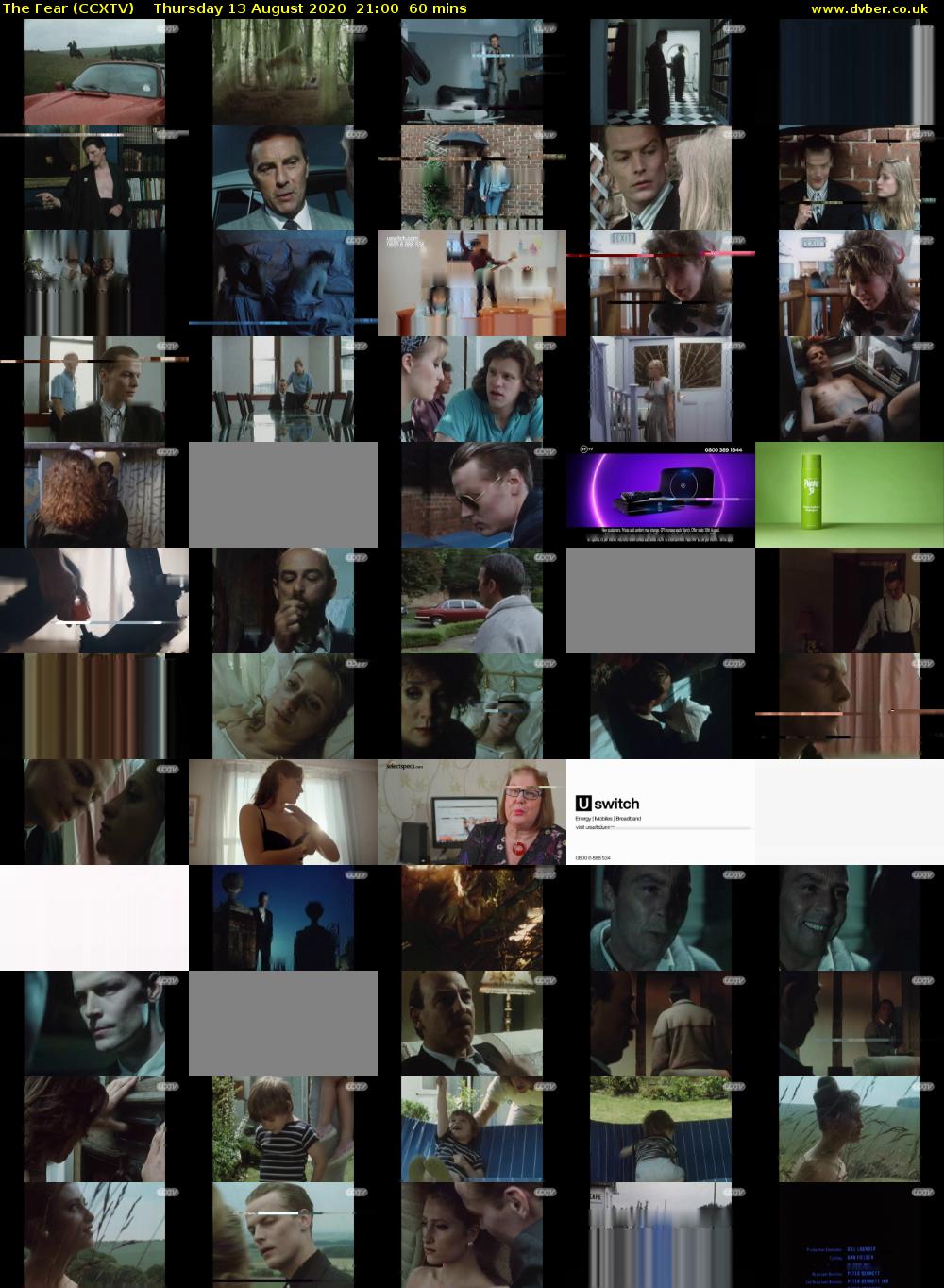 The Fear (CCXTV) Thursday 13 August 2020 21:00 - 22:00