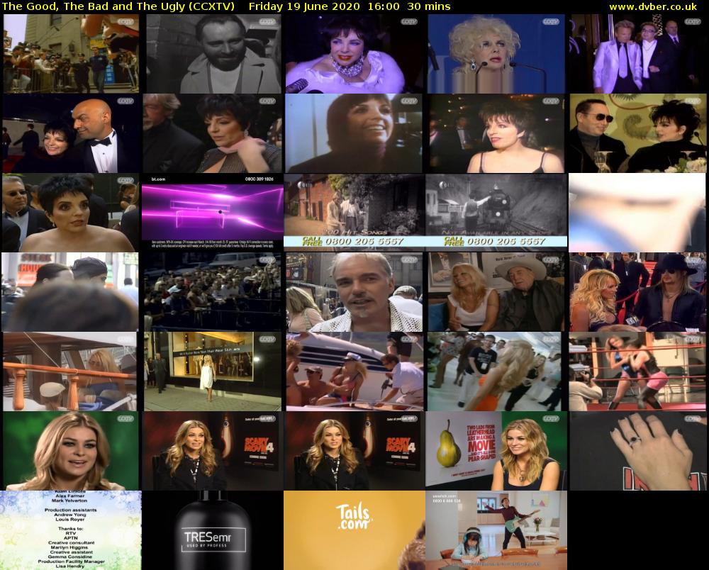 The Good, The Bad and The Ugly (CCXTV) Friday 19 June 2020 16:00 - 16:30