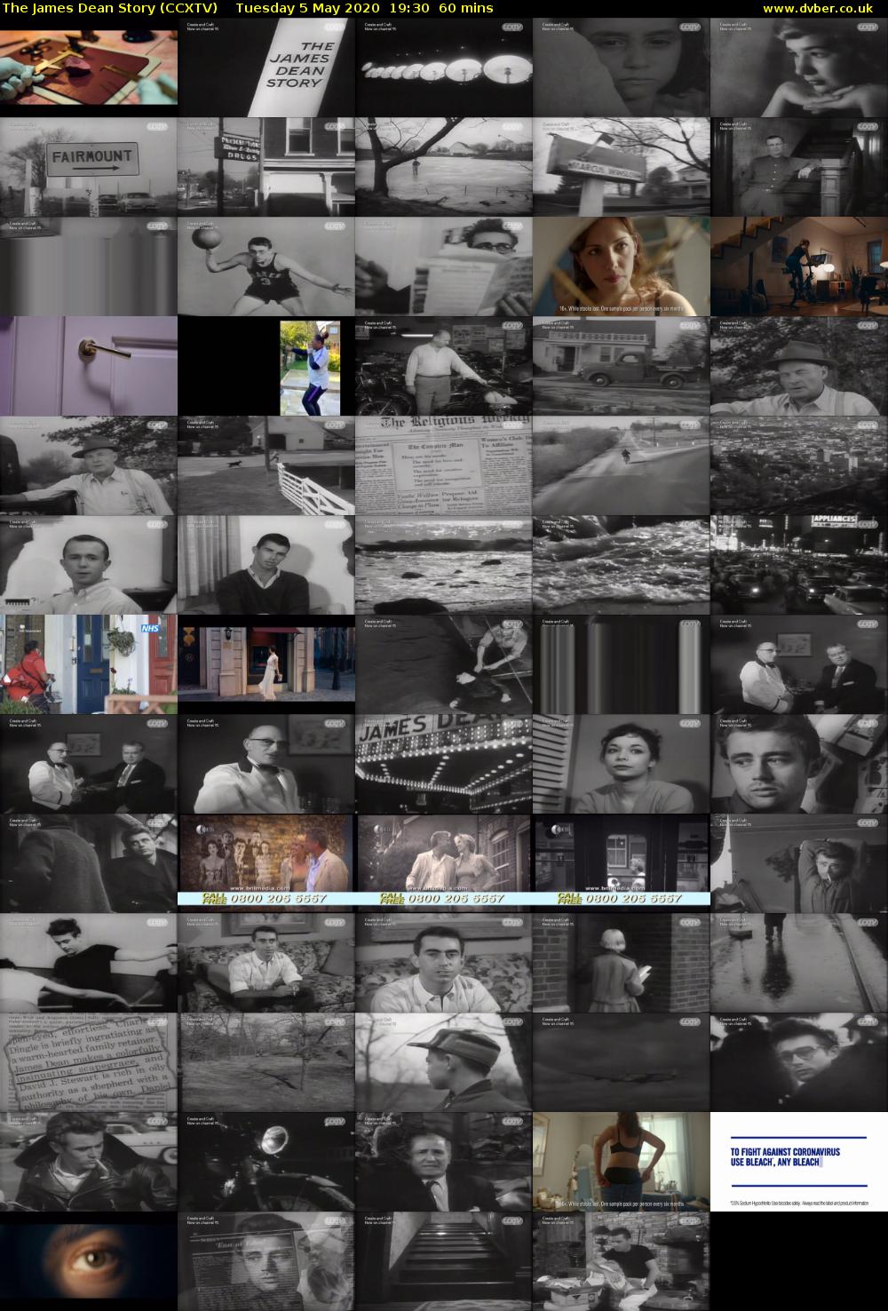 The James Dean Story (CCXTV) Tuesday 5 May 2020 19:30 - 20:30