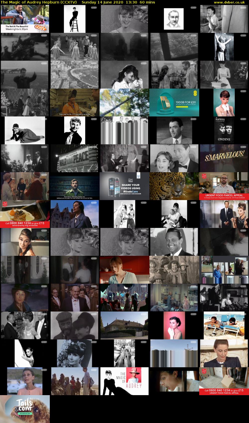 The Magic of Audrey Hepburn (CCXTV) Sunday 14 June 2020 13:30 - 14:30
