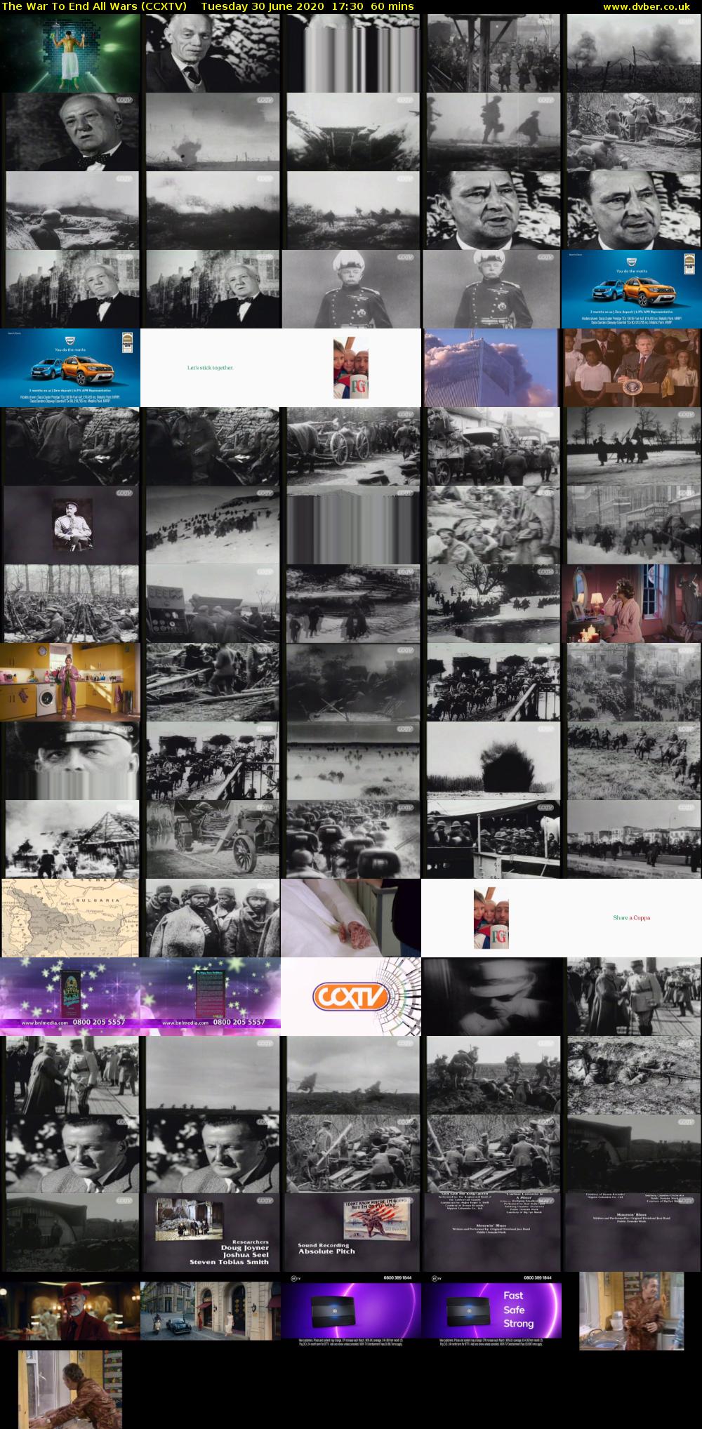 The War To End All Wars (CCXTV) Tuesday 30 June 2020 17:30 - 18:30