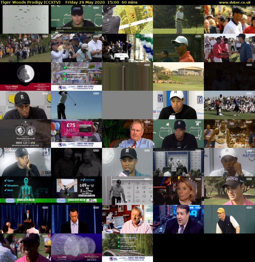 Tiger Woods Prodigy (CCXTV) Friday 29 May 2020 15:00 - 16:00
