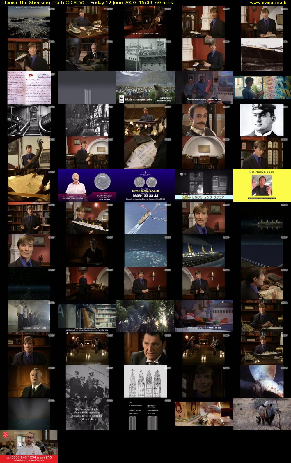 Titanic: The Shocking Truth (CCXTV) Friday 12 June 2020 15:00 - 16:00