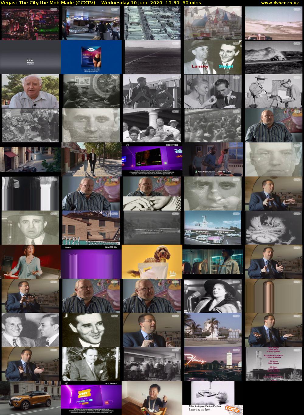 Vegas: The City the Mob Made (CCXTV) Wednesday 10 June 2020 19:30 - 20:30