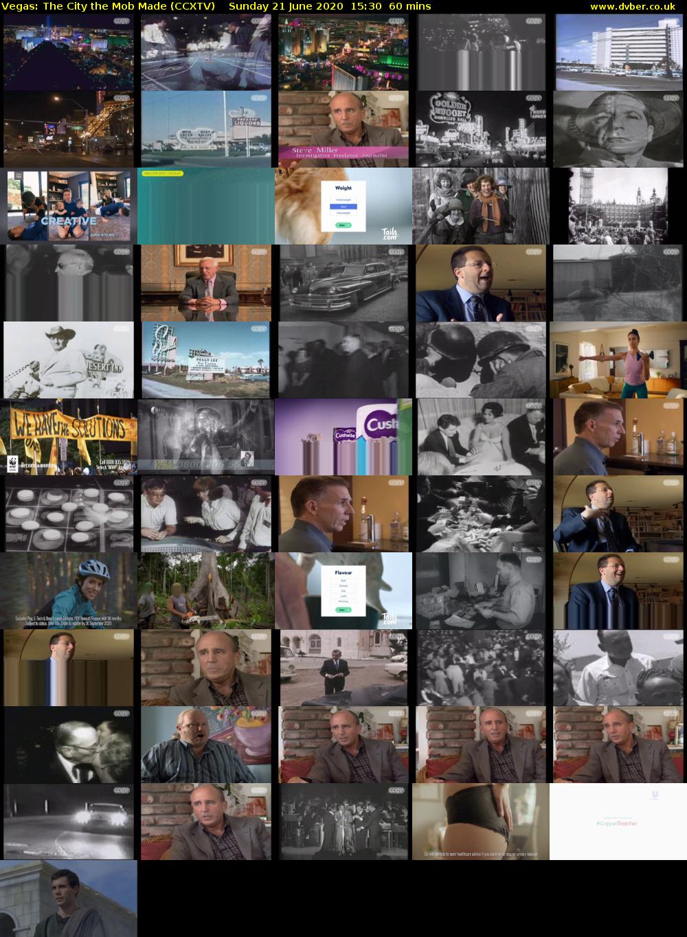 Vegas: The City the Mob Made (CCXTV) Sunday 21 June 2020 15:30 - 16:30